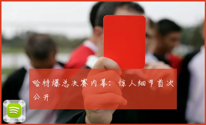 哈特爆总决赛内幕：惊人细节首次公开